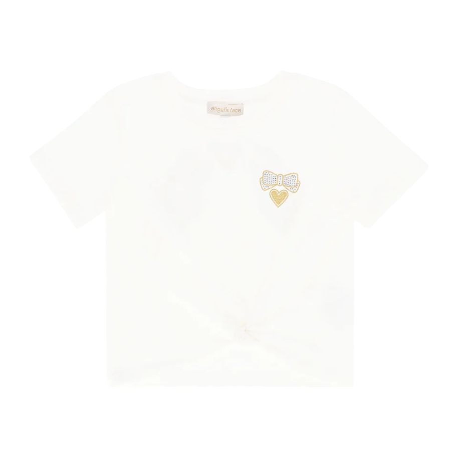 Angel’s Face Amelia Wings Printed Tee Snowdrop