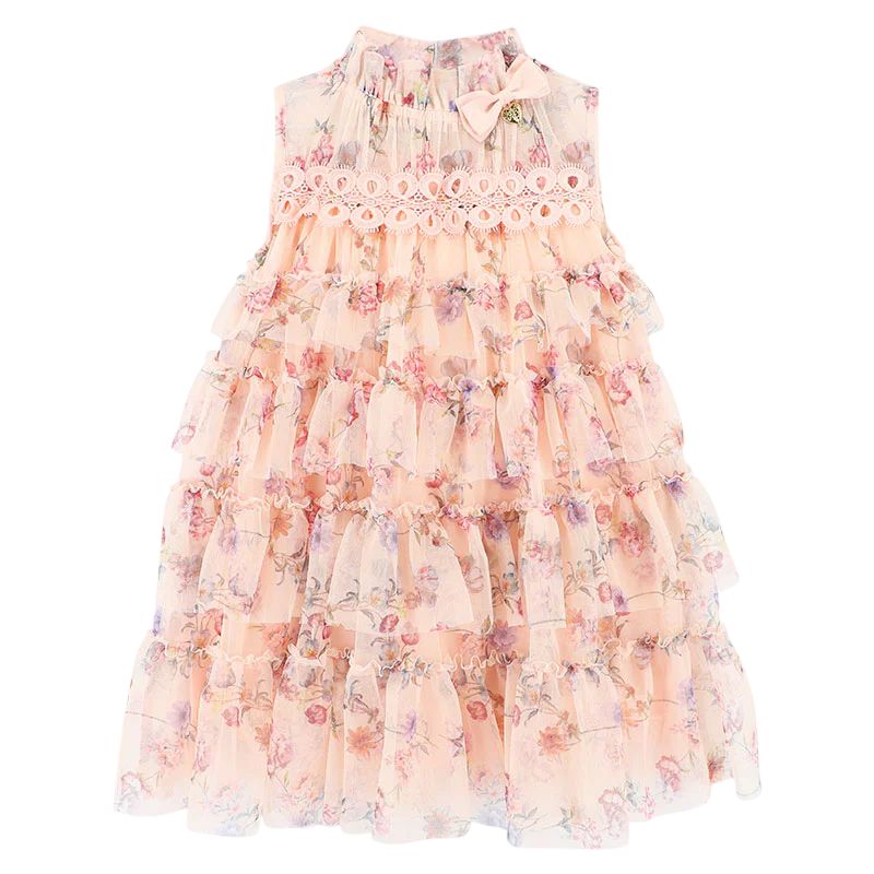Angel’s Face Alberta Trail Flower Dress Peach