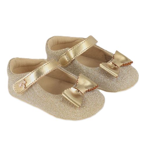 Angel's Face MAXINE GLITTER BABY SHOE GOLD
