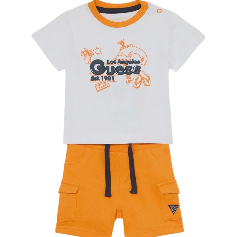 Guess BABY SET - Shorts - pure white