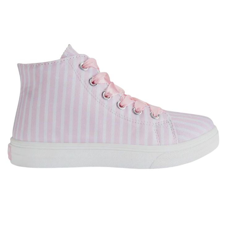 A'dee Pink Jazzy High Tops