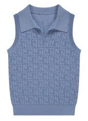 Nik &amp; Nik   mouwloze top blauw