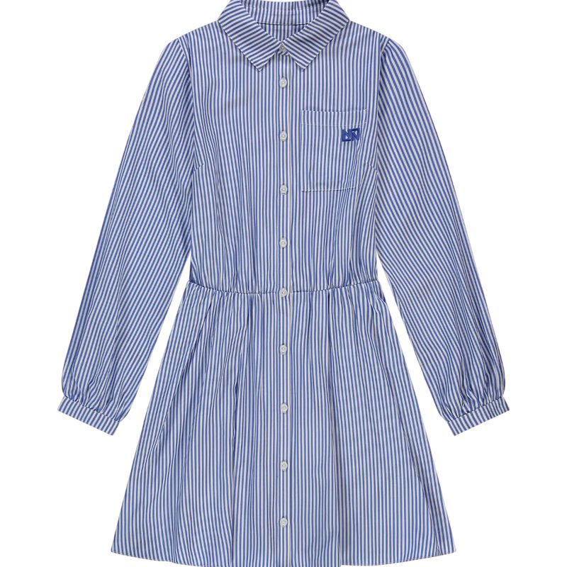 Nik &amp; Nik gestreepte A-lijn jurk met elastische tailleband