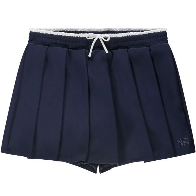 Nik &amp; Nik korte skort met plooien en dubbele tailleband