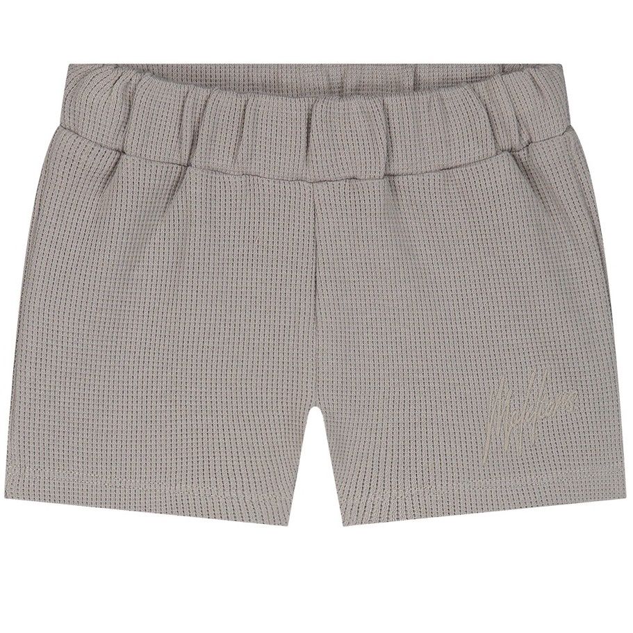 Malelions Baby Waffle Signature Shorts beige