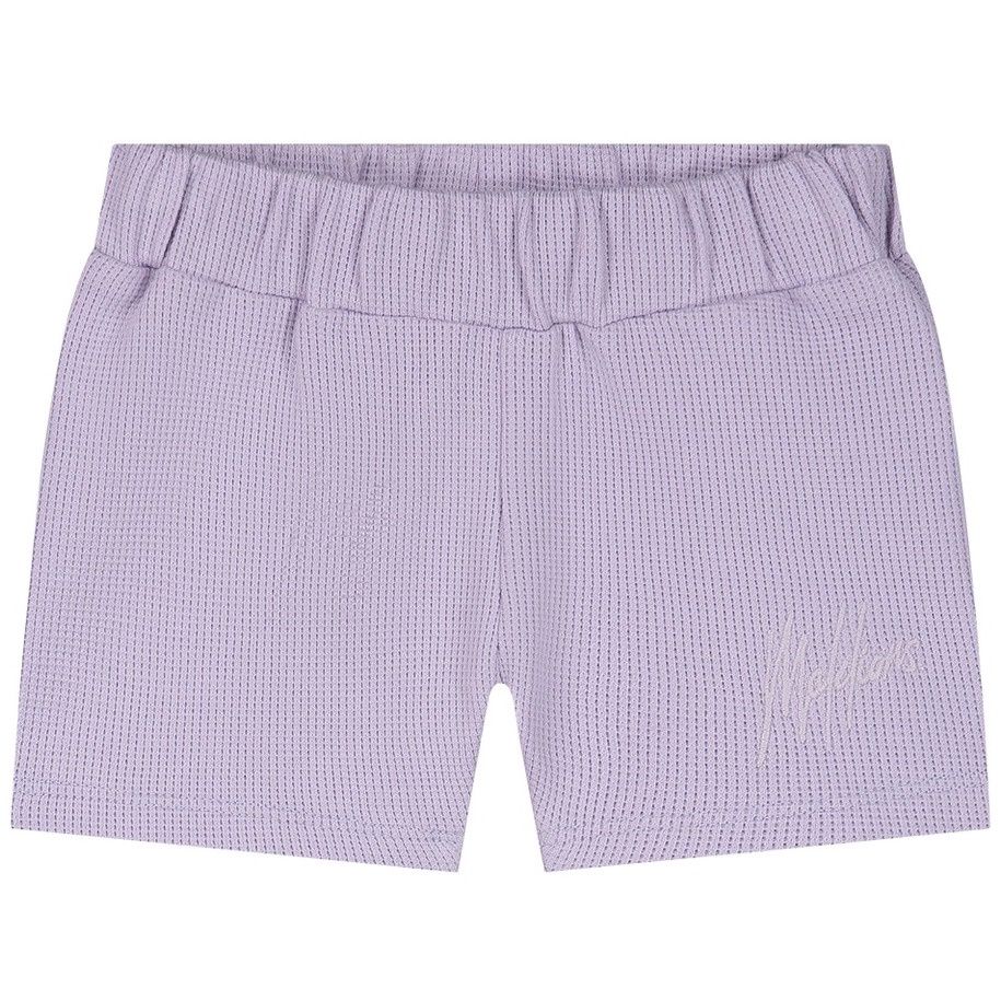 Malelions Baby Waffle Signature Shorts paars