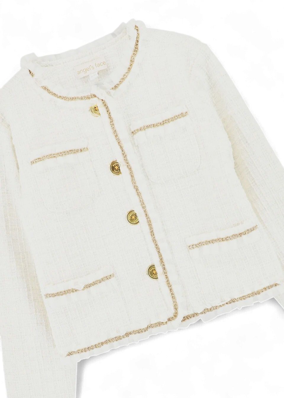 Angel’s Face Mary Tweed Jacket Snowdrop