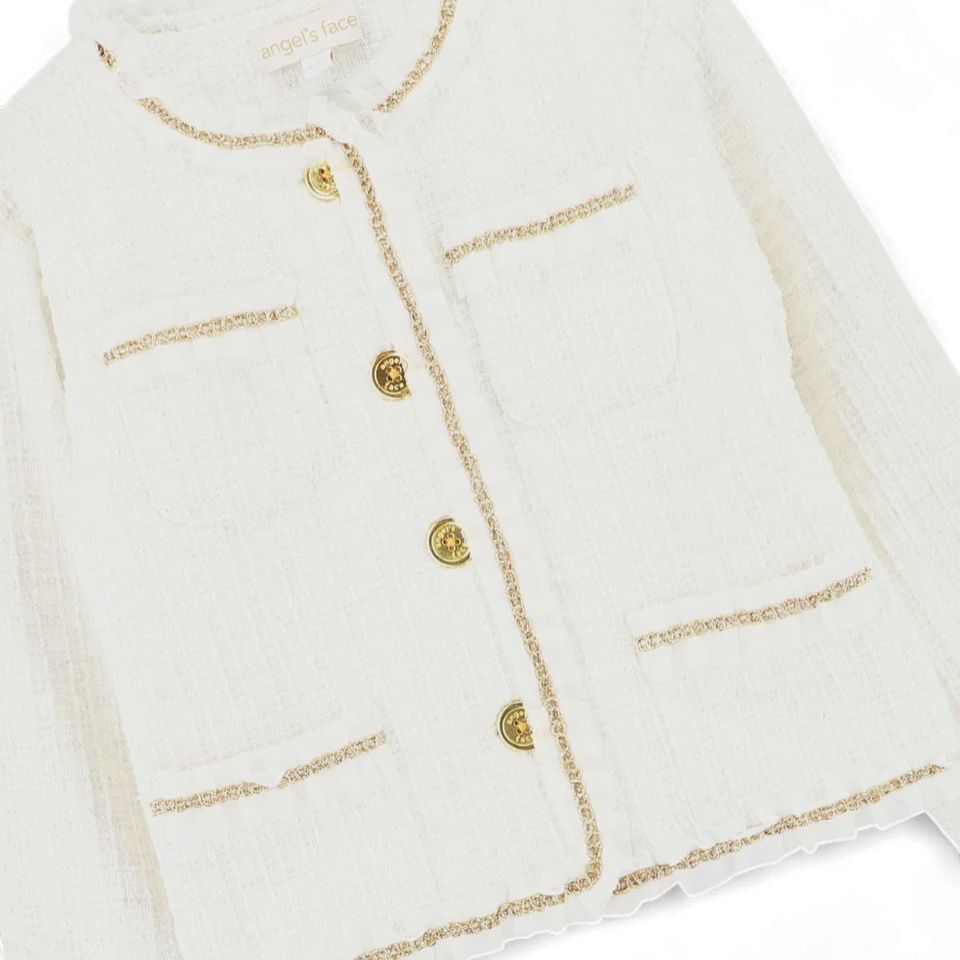 Angel’s Face Mary Tweed Jacket Snowdrop