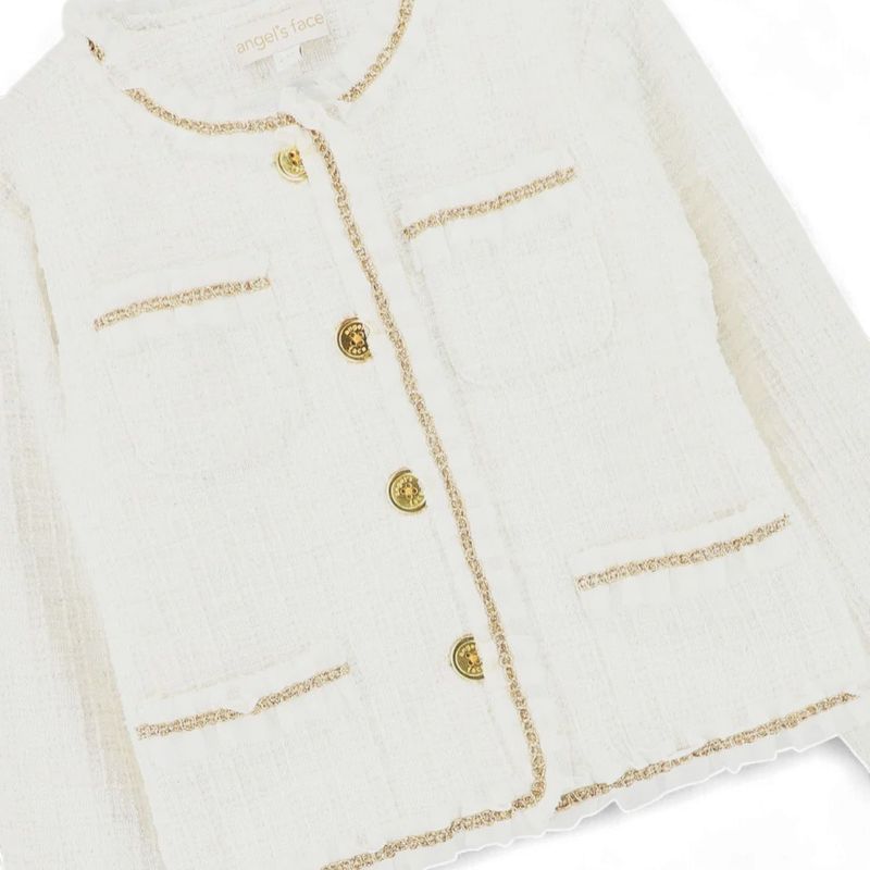 Angel’s Face Mary Tweed Jacket Snowdrop
