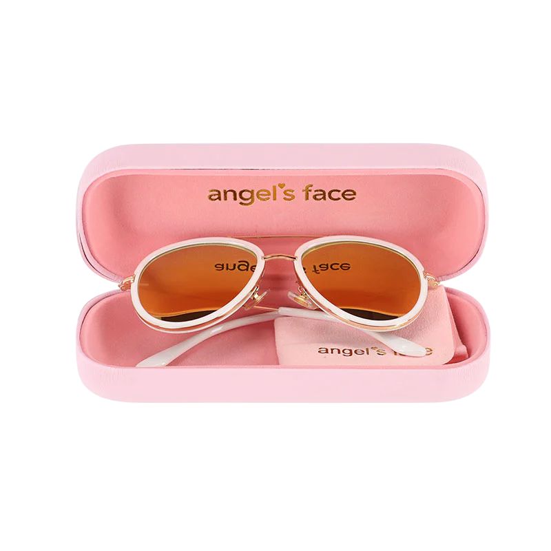 Angels Face Katrina Zonnebril Wit Met Goud