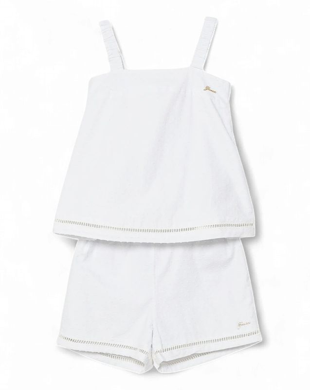 GUESS SET TANK TOP+SHORTS wit