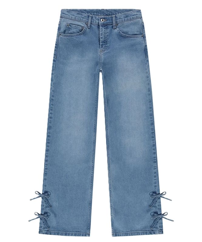 Nik &amp; Nik Jeans met decoratieve strikjes Blair Denim Pants