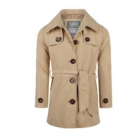 koko noko zomerjas  waterafstotend trenchcoat