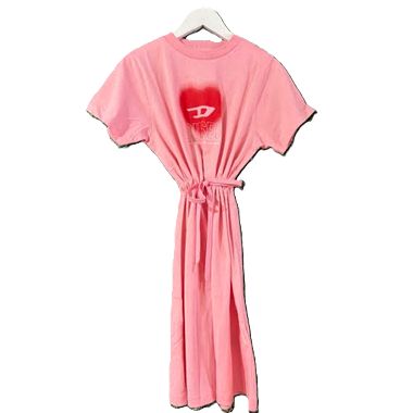 Diesel Dcuore jurk roze