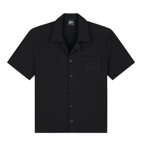Malelions Junior Waffle Shirt Black