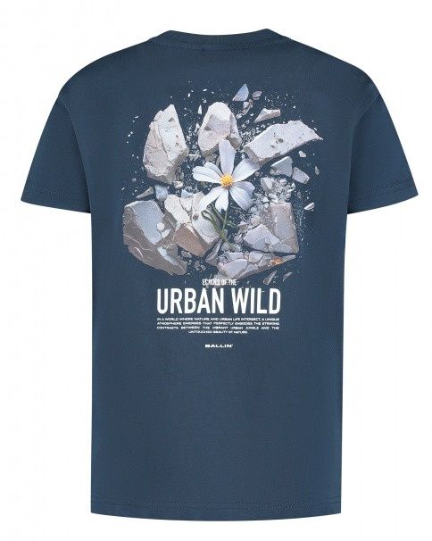 Ballin Junior Urban Wild Explosion T-shirt navy