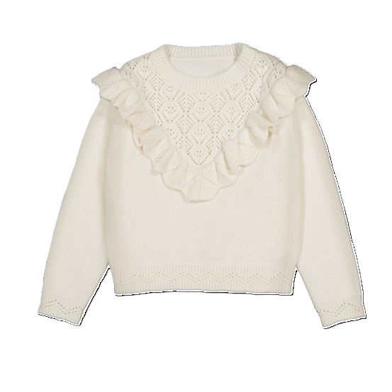 Mayoral Open gebreide trui Macchiato