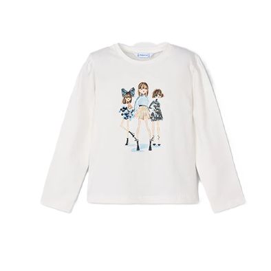 Mayoral meisjes  Nata-marin shirt