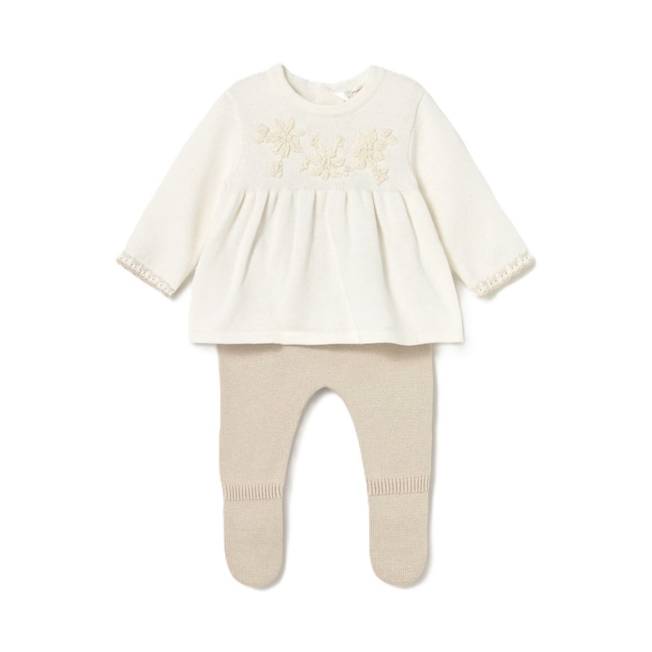 Mayoral Newborn girl's leggings and jumper set