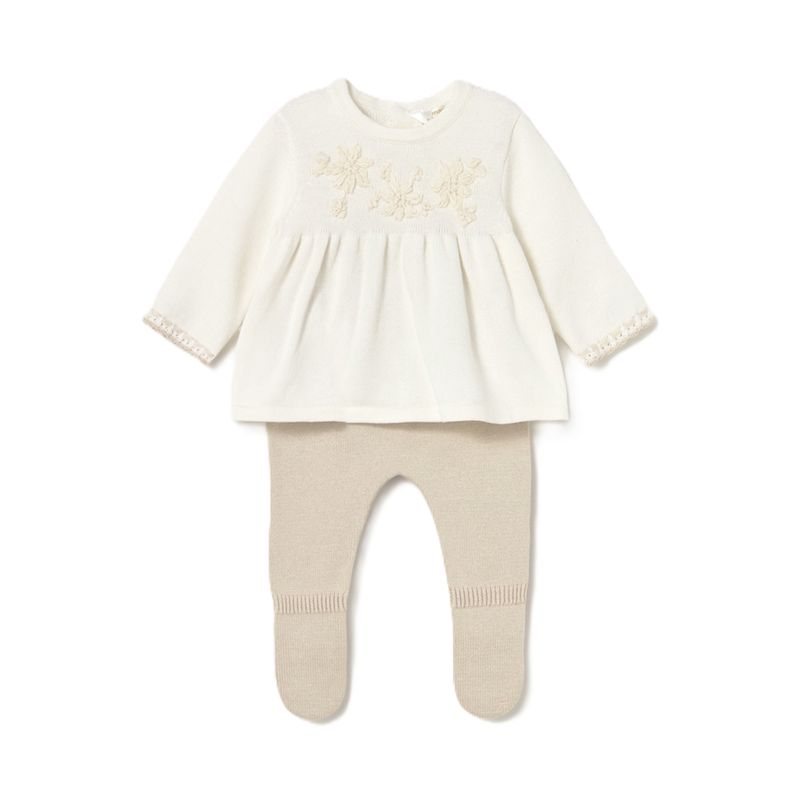 Mayoral Newborn girl's leggings and jumper set