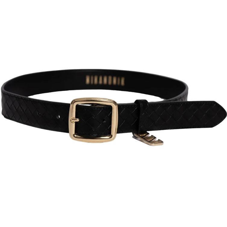 Nik &amp; Nik   Imitatieleren riem met logo detail