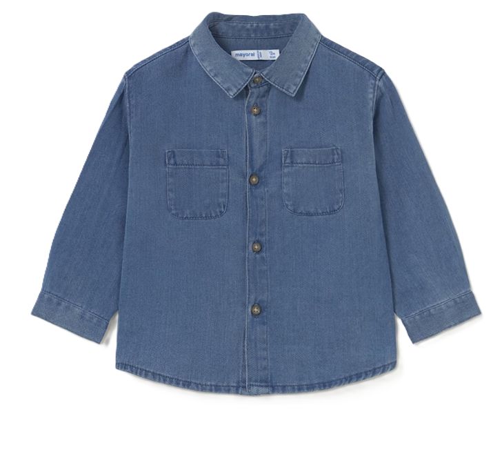 Mayoral mini boys jeans overhemd 2108 medio