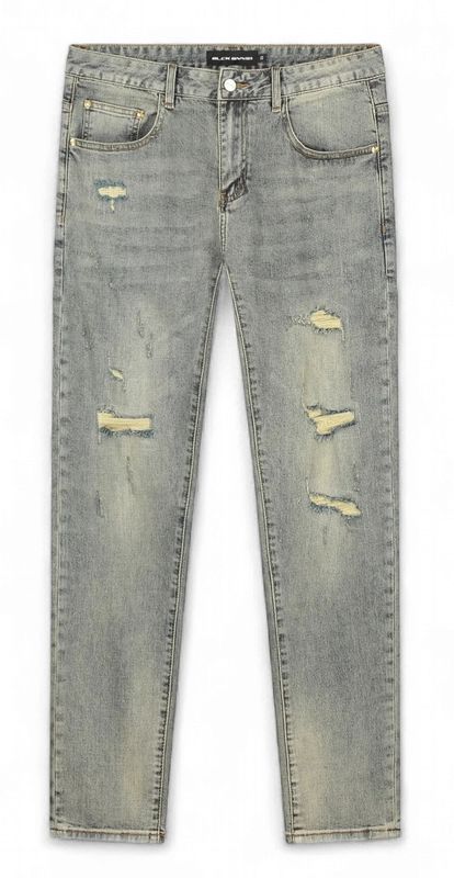 Black Bananas Kids  Repaired Denim Blue