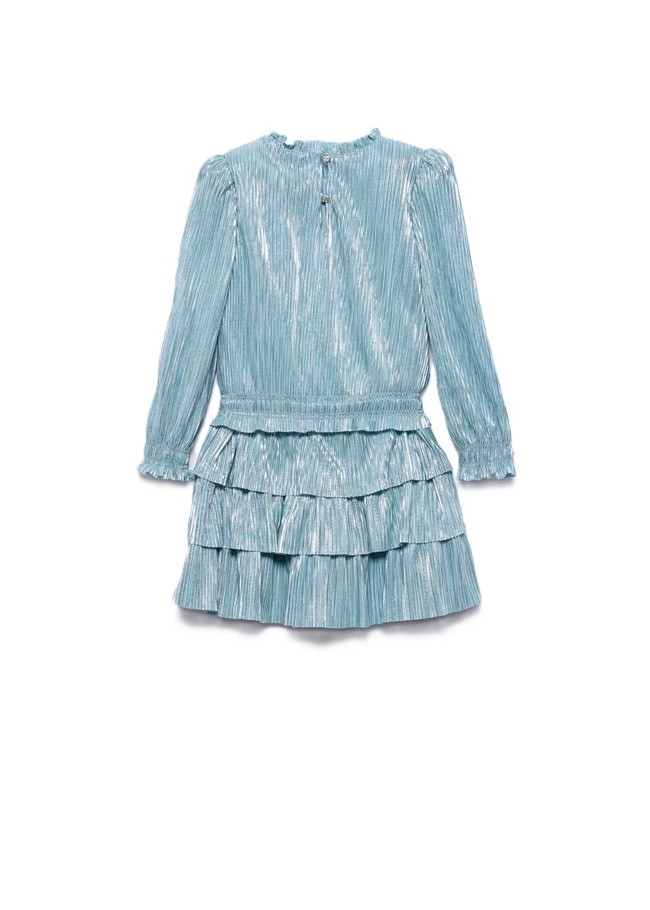 Abel &amp; Lula pleated knit skirt set