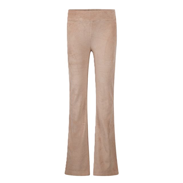 No Way Monday meisjes flared broek taupe