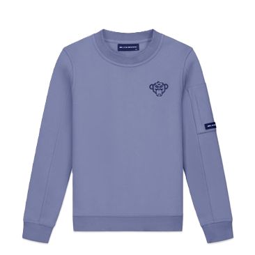 Black Bananas kids plate sweater blue