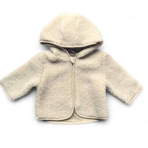 Levv zip hoodie teddy LEAN light sand