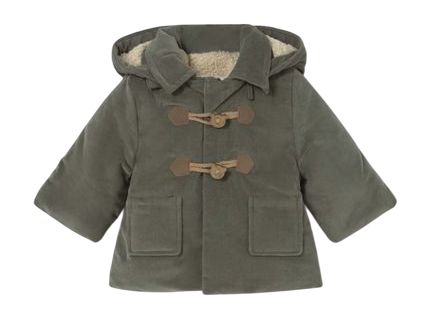 Mayoral Corduroy trench coat groen