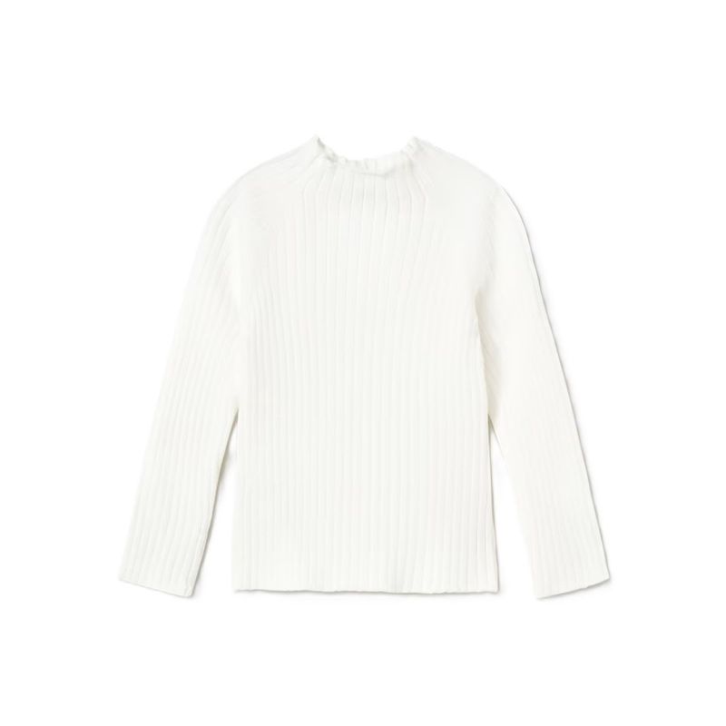 Mayoral Knit mockneck crudo