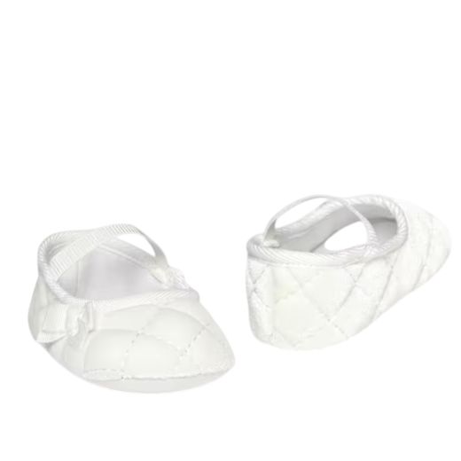 Mayoral Babyschoen ballerina velvet wit