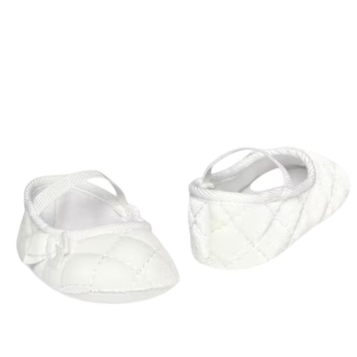 Mayoral Babyschoen ballerina velvet wit