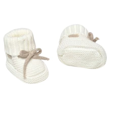 Mayoral Baby unisex Gebreid slofje met strik