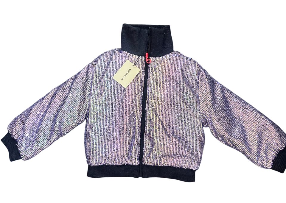 BillieBlush Pailetten Paars jas