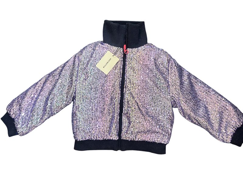 BillieBlush Pailetten Paars jas
