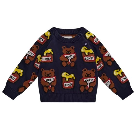 Guess Jacquard sweater logo all-over