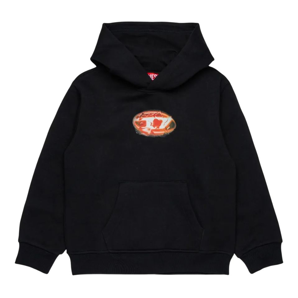 Diesel Kids Hoodie met logoprint
