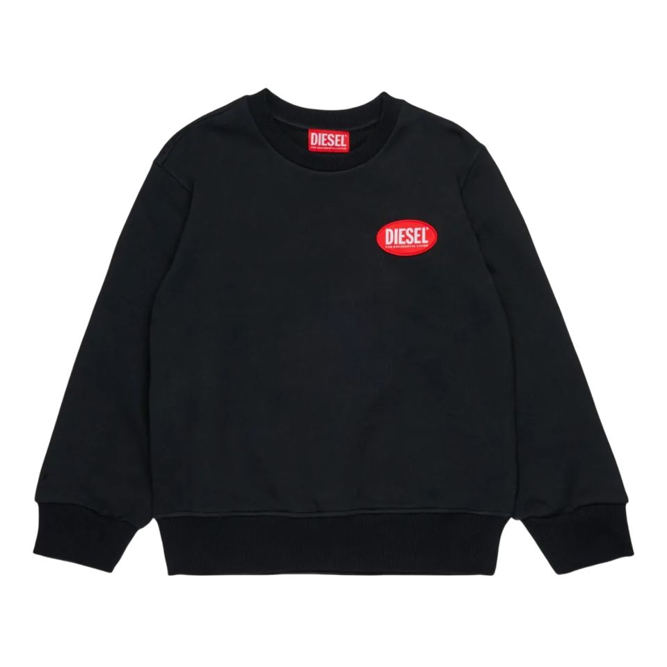 Diesel Kids Sweater met logopatch