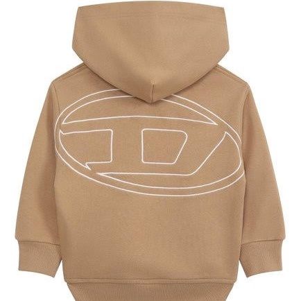 Diesel hoodie kids beige