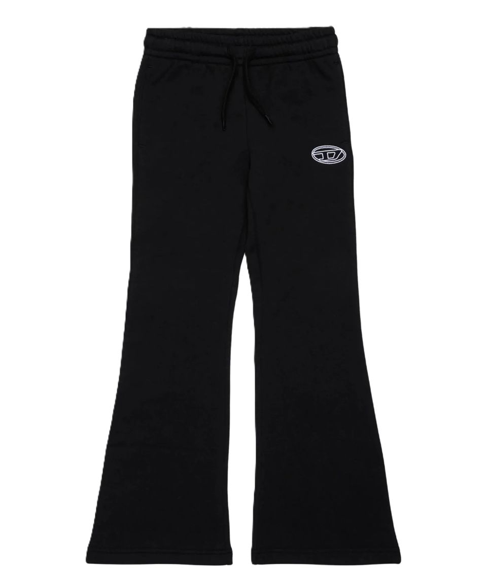 Diesel  Meisjes Flared Broek Pebirt Zwart