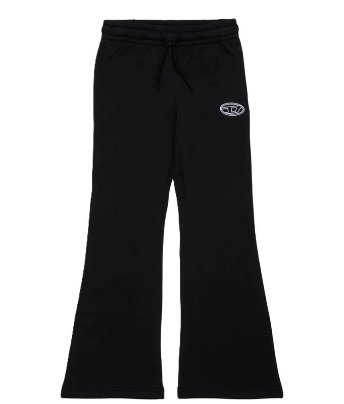 Diesel  Meisjes Flared Broek Pebirt Zwart