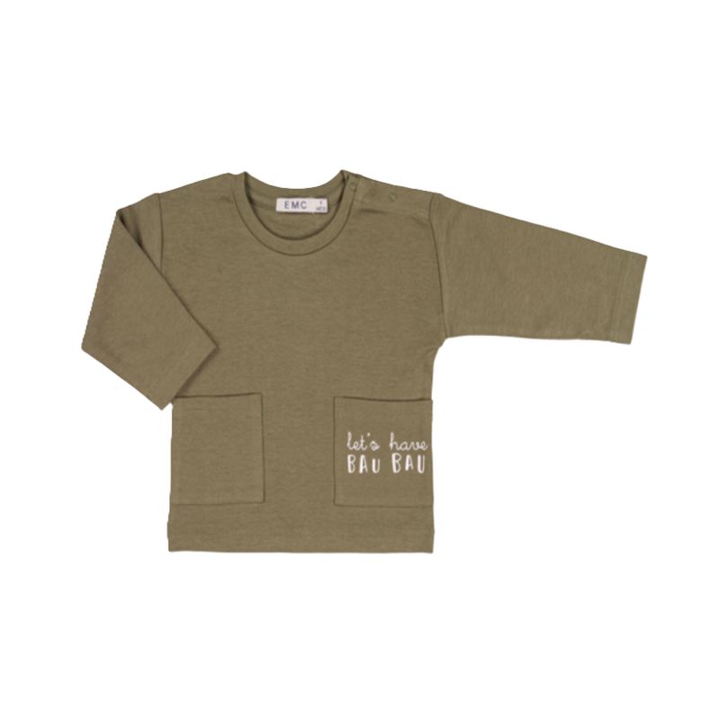 EMC Longsleeve Let's Bau Bau Green