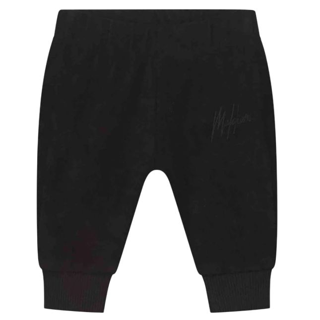 Malelions Baby Towelling Sweatpants Black