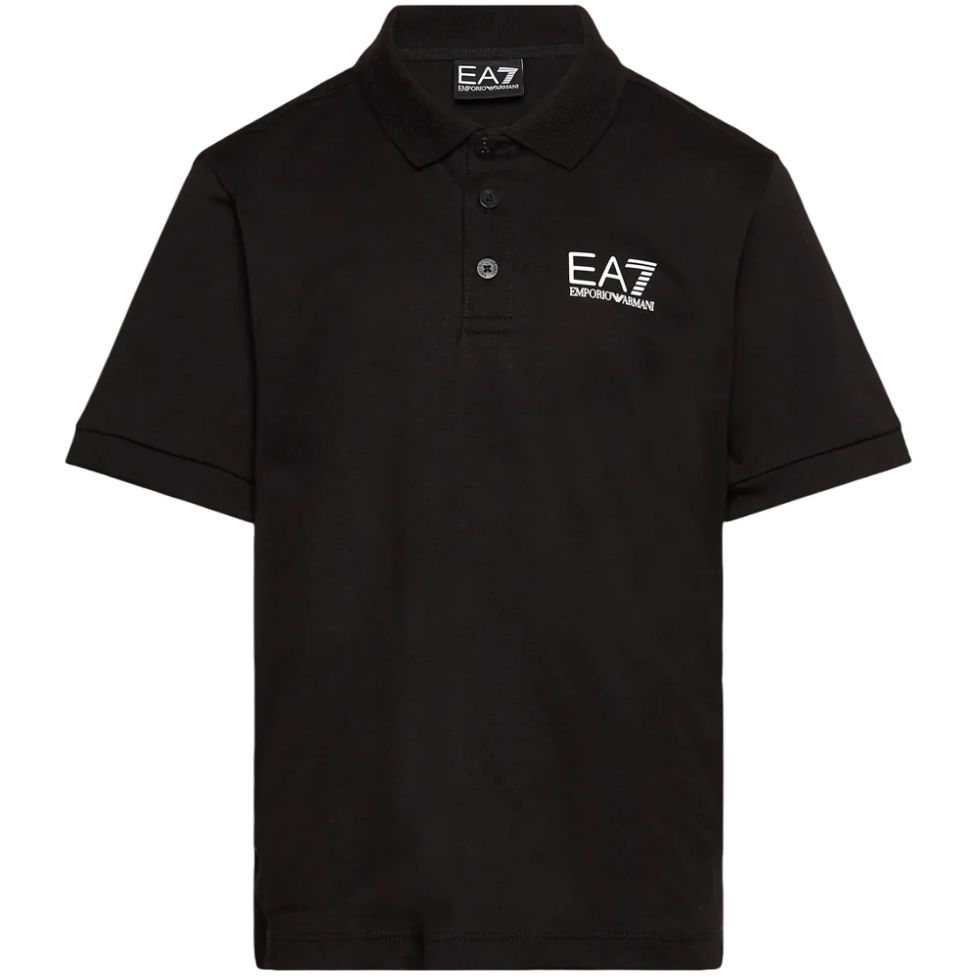 EA7 jongens polo zwart