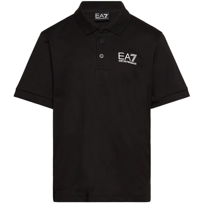 EA7 jongens polo zwart