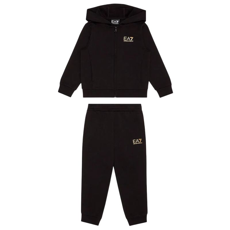EA7 joggingspak zwart met vest