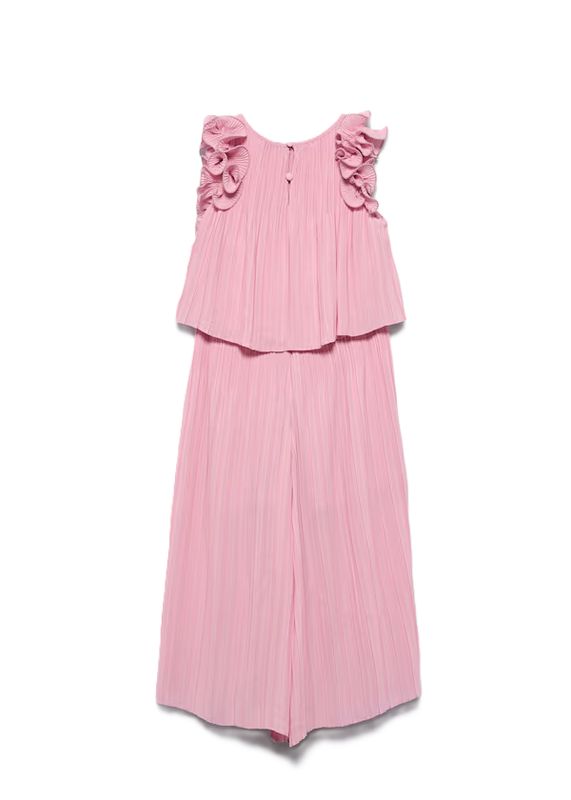 Abel &amp; Lula Roze Geplooide ChiffonSet Meisjes